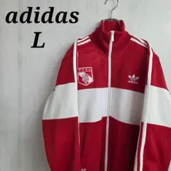 【adidas】アディダストラックジャケット ペルー　レッド 赤 白　Oサイズ 2025年最新】アディダス ペルー ジャージの人気アイテム - メルカリ