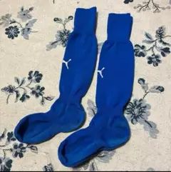 Puma サッカーソックス 青　2足セット19-21cm