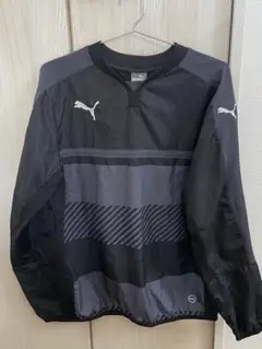 Puma ピステ・ウィンドブレーカー ブラック/グレー　メンズS