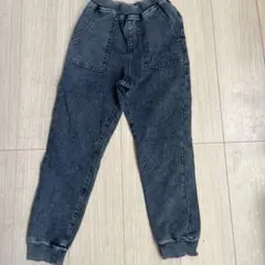 GU ダークブルー スウェットパンツ140㎝