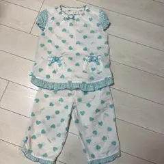 ハート柄パジャマセット 130