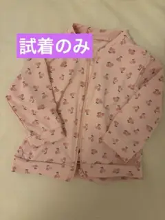 試着のみ　ユニクロ　エアリズムブルゾン　薄手アウター　ラッシュガード　ピンク