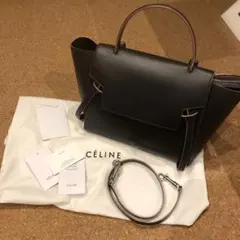 celine セリーヌ ベルトバッグ 2way カーフスキン