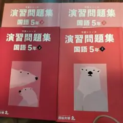 予習シリーズ演習問題集　 国語５年生 上巻・下巻セット