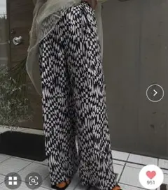 GEOMETRIC PATTERN LOOSE PANTS