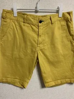 URBAN RESERCH イエロー ショートパンツ バックポケット付き