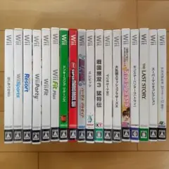 Wiiソフト18本まとめ売り【説明書注意あり】
