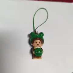 モンチッチ帽子のフィギュアストラップ