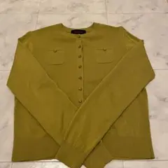 CABaN コットンクルーネックカーディガン