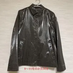 KT kiyoko takase グレン チェックブルゾン ウォッシャブル可能