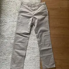 UNIQLO メンズベージュ チノパン ウエスト76cm