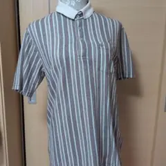 ストライプ ポロシャツ 半袖
