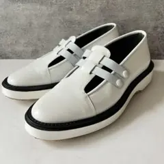 【極美品】ADIEV PARIS アデュー パリ 革靴 ボタン ローファー