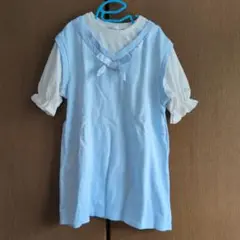 ポモナキッス　ワンピース　120 ブルー　Pomona　Kiss