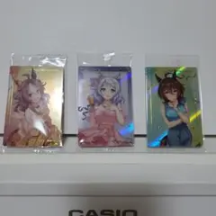 ウマ娘　カード　3枚