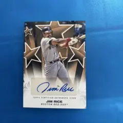 ④Jim Rice オートグラフカード 2025 Topps