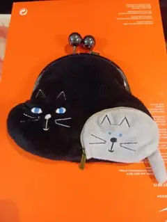 猫デザイン コインケース がま口