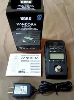 KORG PANDORA Stomp PX-ST ブラック KORG PX-ST Black Pandora Stomp Guitar Multi Effect Pedal