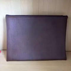 ブラウン 合成皮革 iPadケース