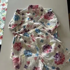 花柄甚平 100サイズ