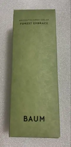 【新品未開封】BAUM アロマティック ハンドクリーム 2フォレストエンブレイス