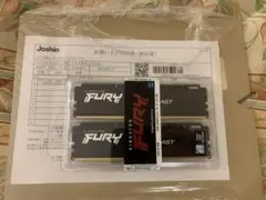 Kingston FURY PC用メモリ DDR5 5200 16GB×2枚