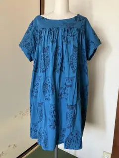 [お値下げ！]マーブルシュッド　フクロウ　刺繍ワンピース