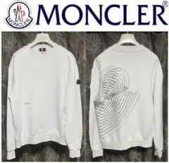 国内正規モンクレール MONCLER グラフィック柄 トレーナー 長袖 裏起毛