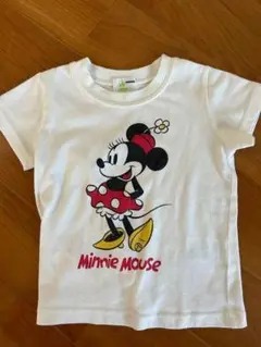 子供服 ☆90 ミニーちゃん Tシャツ 白 半袖 夏服 ディズニー