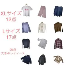 レディース♡まとめ売り♡29点【L•XL】大きめ可愛い カジュアル フェミニン