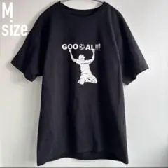 Hanes サッカー選手 Tシャツ ブラック Mサイズ