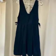 トップバリュ　リボン付きワンピース　160cm ブラック