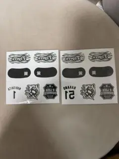 阪神タイガース 森下 中野 アイブラックシール