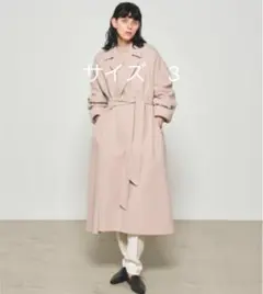 【完売】ライトウールリバーロングコート ノークバイザライン