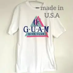 USA製 Hanes BEEFY GUAM Tシャツ M 未使用に近い美品