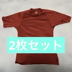 赤 半袖 アンダーシャツ ポリエステル