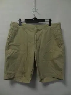 ワークマン メンズ ベージュ色 薄手チノ素材ショートパンツ L(84-92cm)