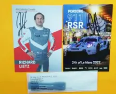 WEC ドライバーカード2枚u0026 スマホ付属品 ワークス ポルシェ 非売品