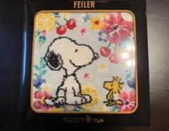 フェイラー　スヌーピー　フルーツ&フラワー　タオルハンカチ
