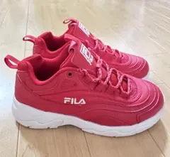 美品★FILA フィラ レッド スニーカー