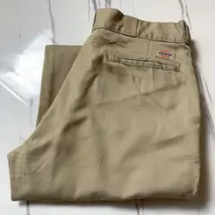 即日発送！Dickies874 ベージュ ワイド ゆるダボビッグシルエット 古着