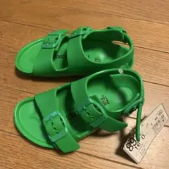 BIRKENSTOCK グリーンサンダル 16cm 新品未使用