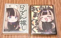 儒烏風亭らでん　ミュシャ風　デッキケース　 ホロライブ　ホロカ 儒烏風亭 らでん】デッキケース 合皮製 ホロカ hololive