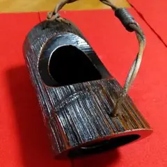 お茶道具 竹の花生