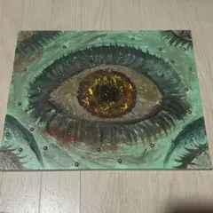 油絵 目のデザイン