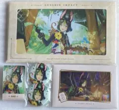 原神 ティナリ 缶バッジ 流砂コロッタ 色紙 PVポストカード セット