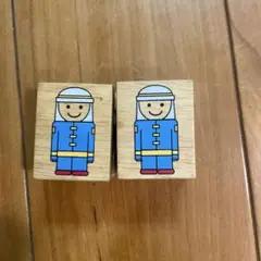 木製キャラクターブロック 2個セット