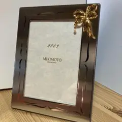 新品未使用　ミキモトパール付きリボンフォトフレーム　2003イヤーズエディション