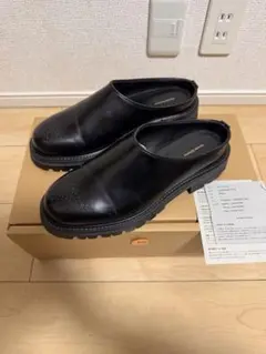 【GW限定】Hender Scheme - command mule Commando Mule in Black | Hender Scheme | Covet + Lou | Covet