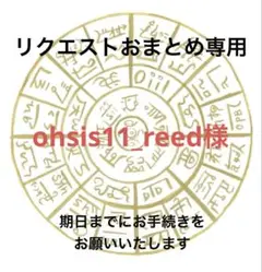 oh sis_reed様 3点おまとめ専用
